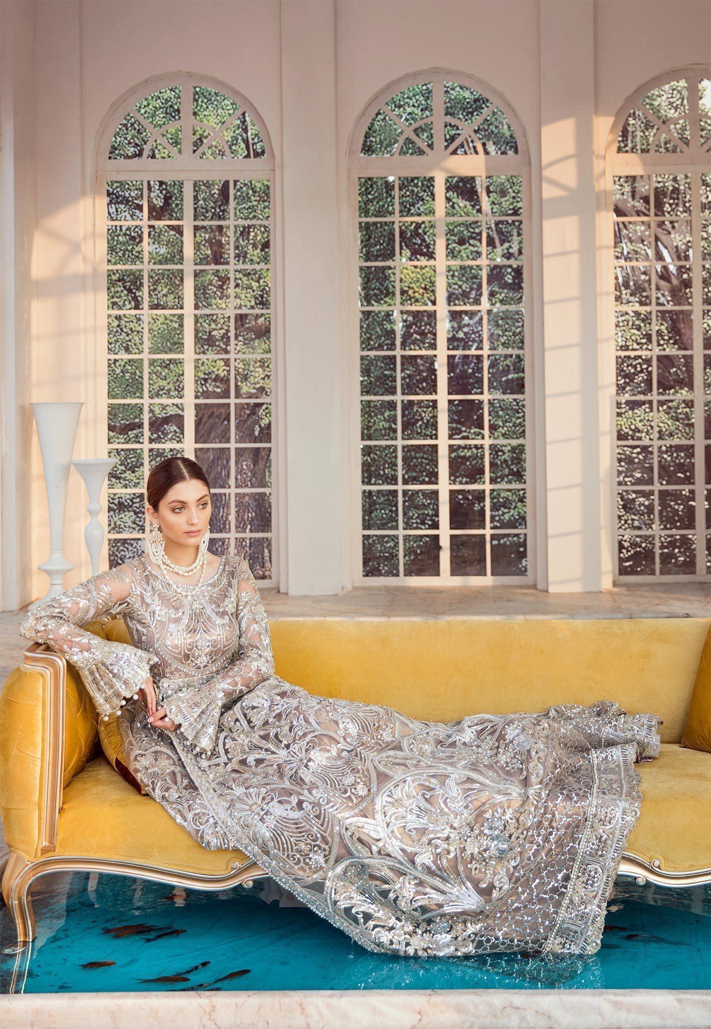 Maryum N Maria | RTW Wedding | Moon Light (D-05) - Aqsa Fabrics