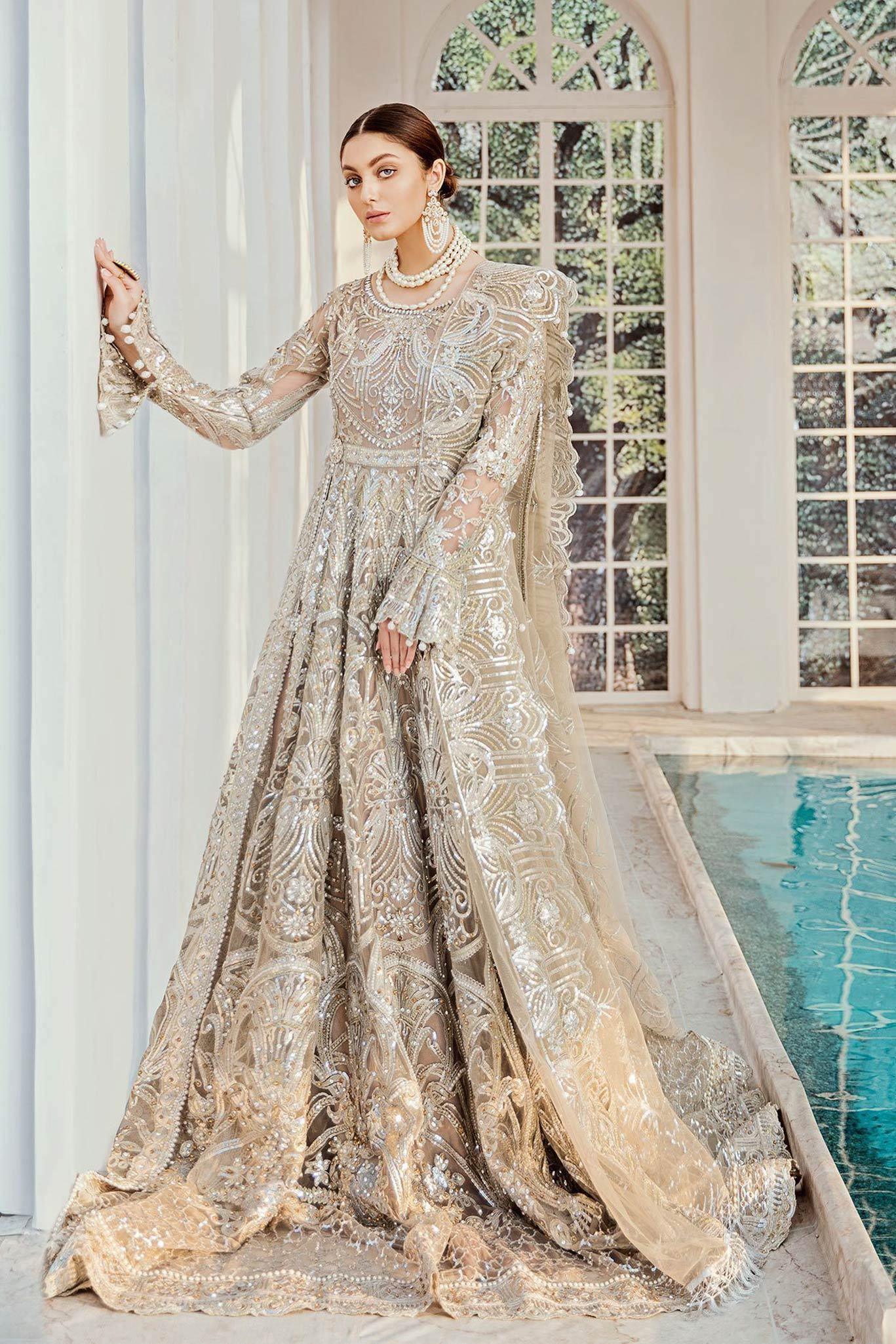 Maryum N Maria | RTW Wedding | Moon Light (D-05) - Aqsa Fabrics
