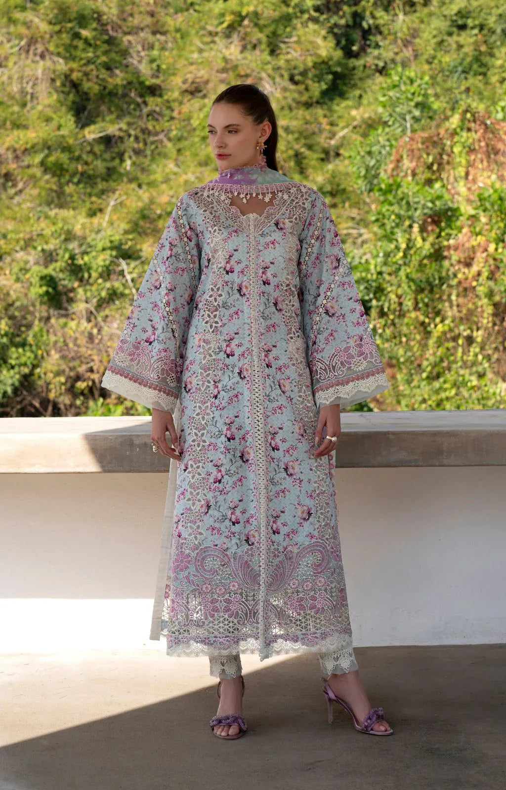 AJR Couture | Printakari Lawn 25 | Charlotte - Aqsa Fabrics