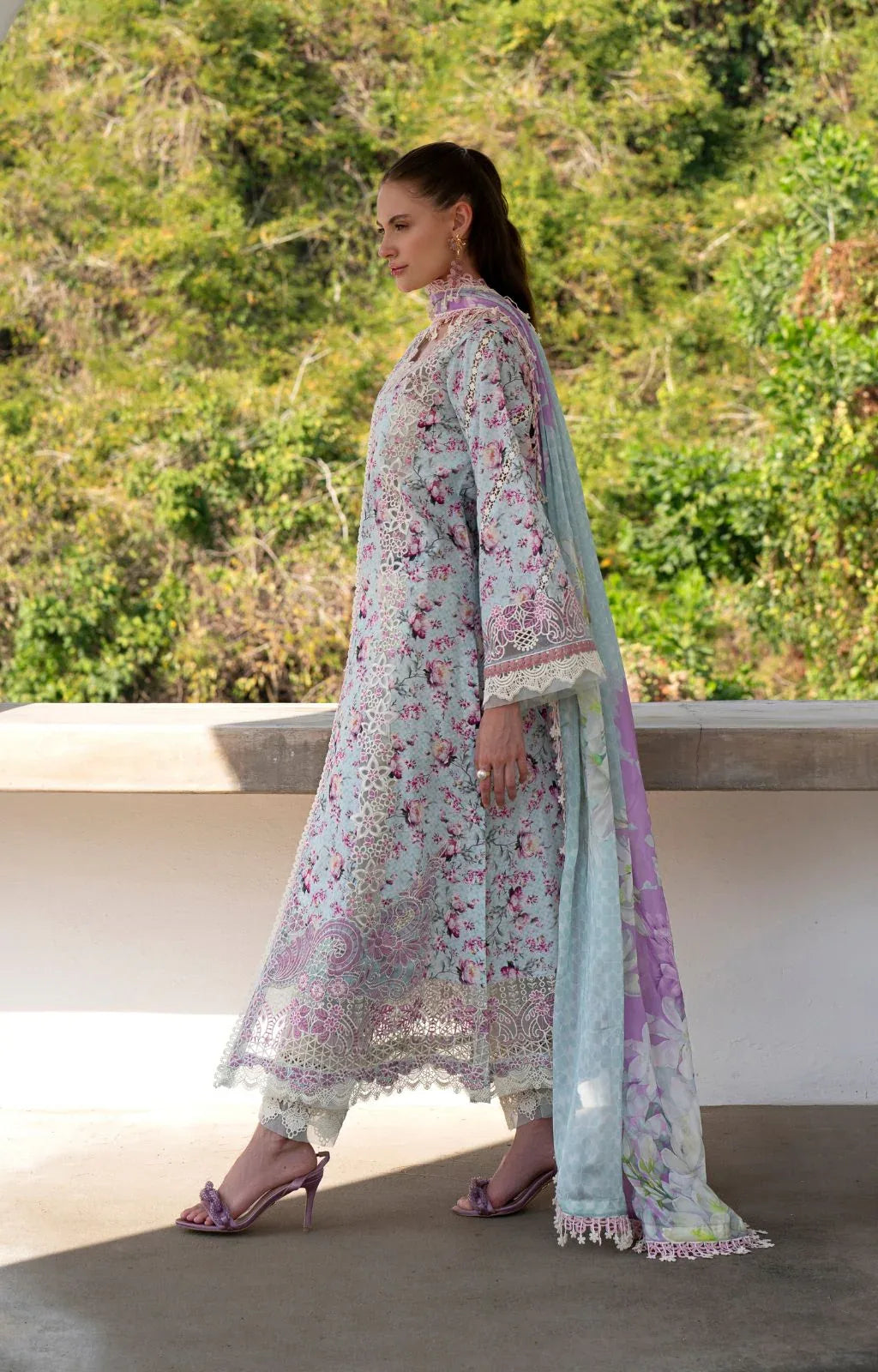 AJR Couture | Printakari Lawn 25 | Charlotte - Aqsa Fabrics