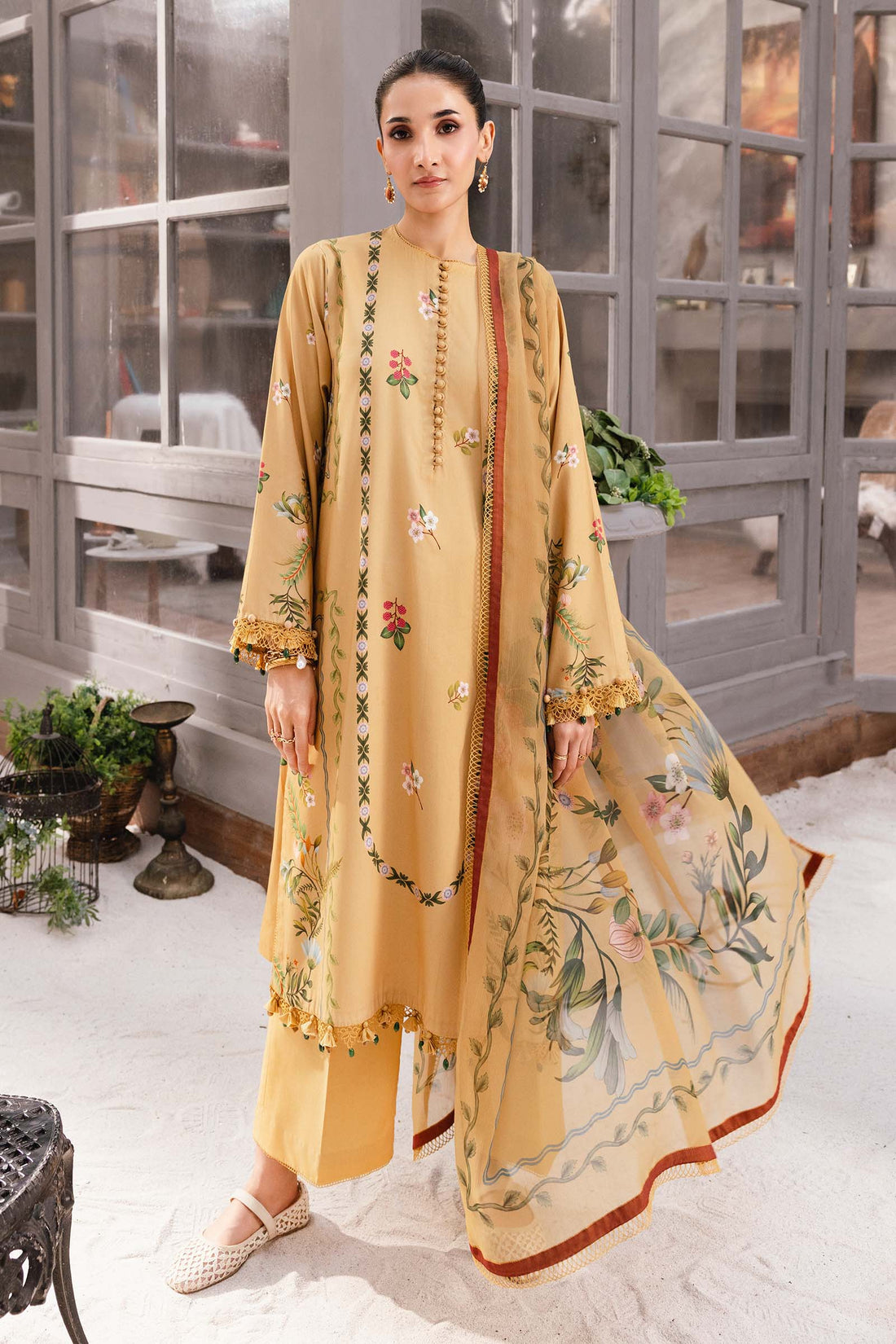 Maria B | Winter Basics 25 | MB-CUS25-1105B - Aqsa Fabrics