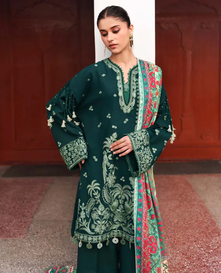 Republic Womenswear | Amaris Luxury Shawl 25 | Celeste - Aqsa Fabrics