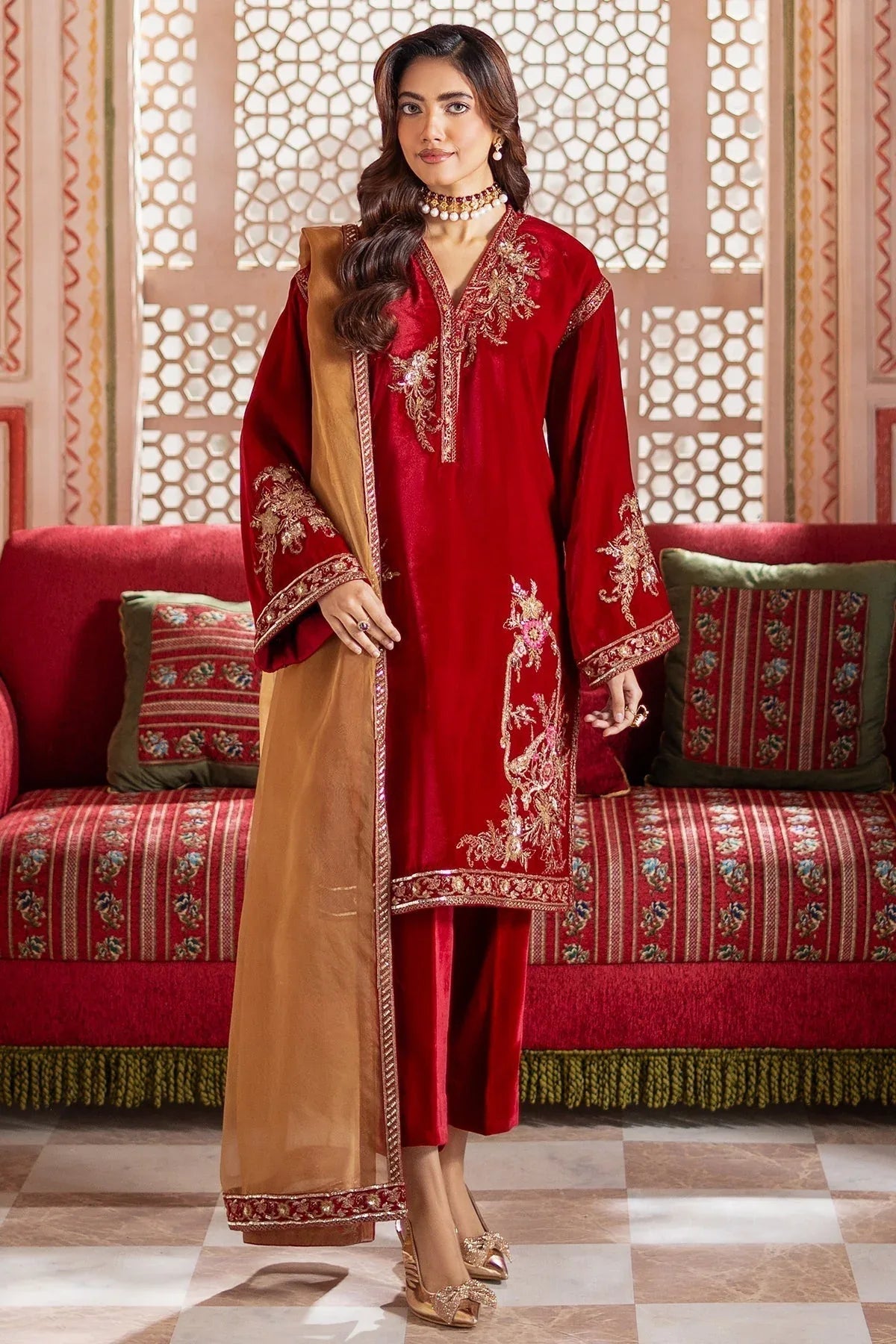 Charizma | Signora Velvet |  CVT4-17 - Aqsa Fabrics