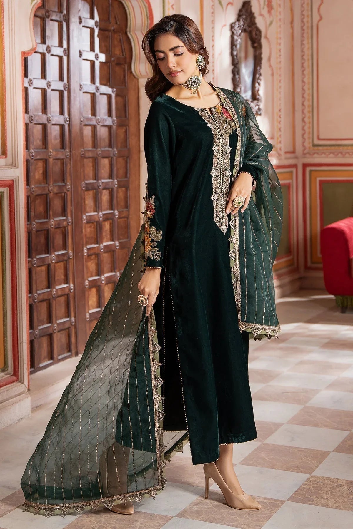 Charizma | Signora Velvet |  CVT4-20 - Aqsa Fabrics