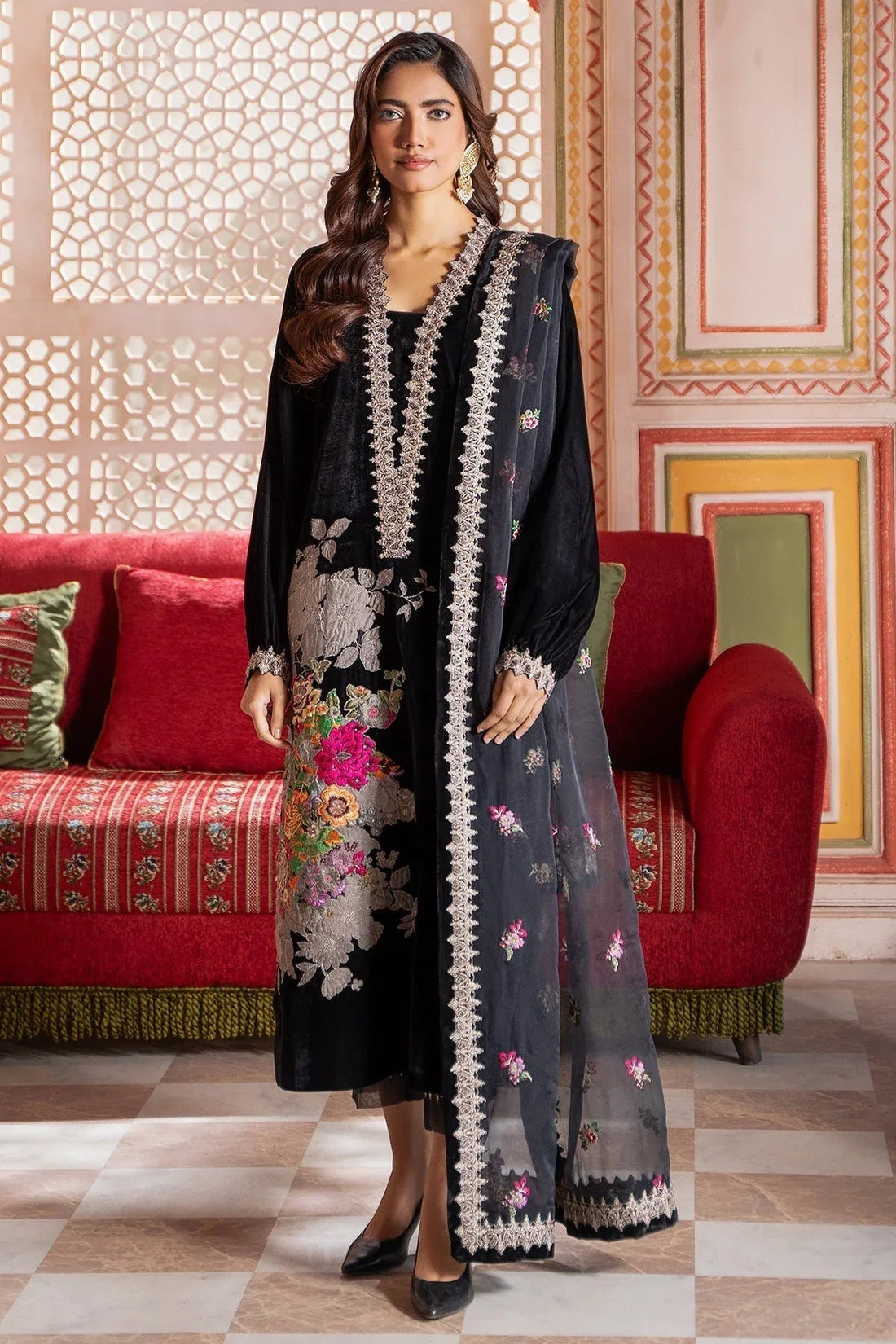 Charizma | Signora Velvet |  CVT4-18 - Aqsa Fabrics