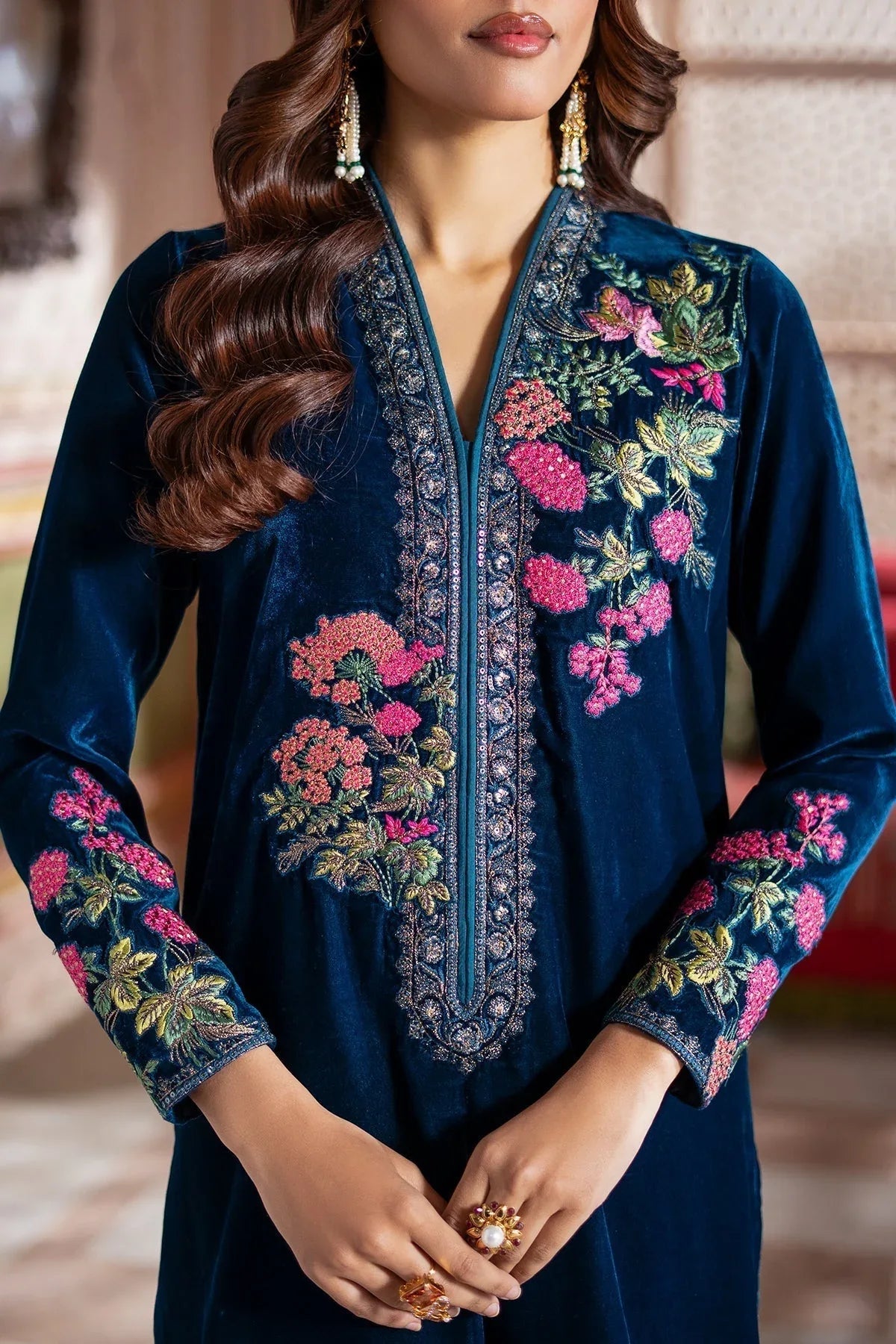 Charizma | Signora Velvet |  CVT4-22 - Aqsa Fabrics