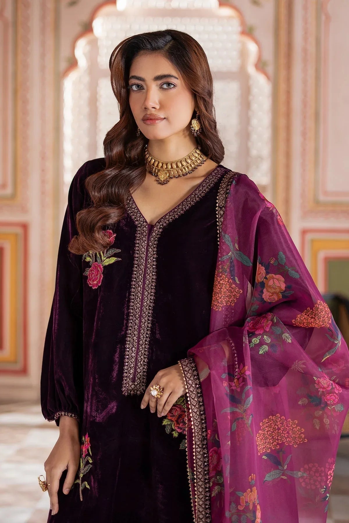 Charizma | Signora Velvet | CVT4-19 - Aqsa Fabrics
