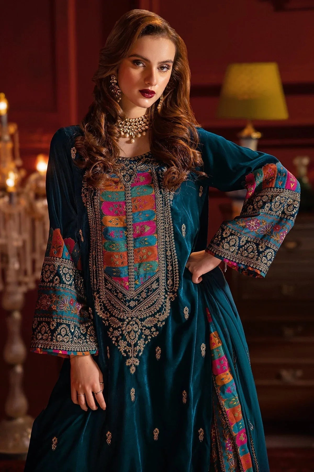 Charizma | Signora Velvet | Velvet CVT4-02 - Aqsa Fabrics
