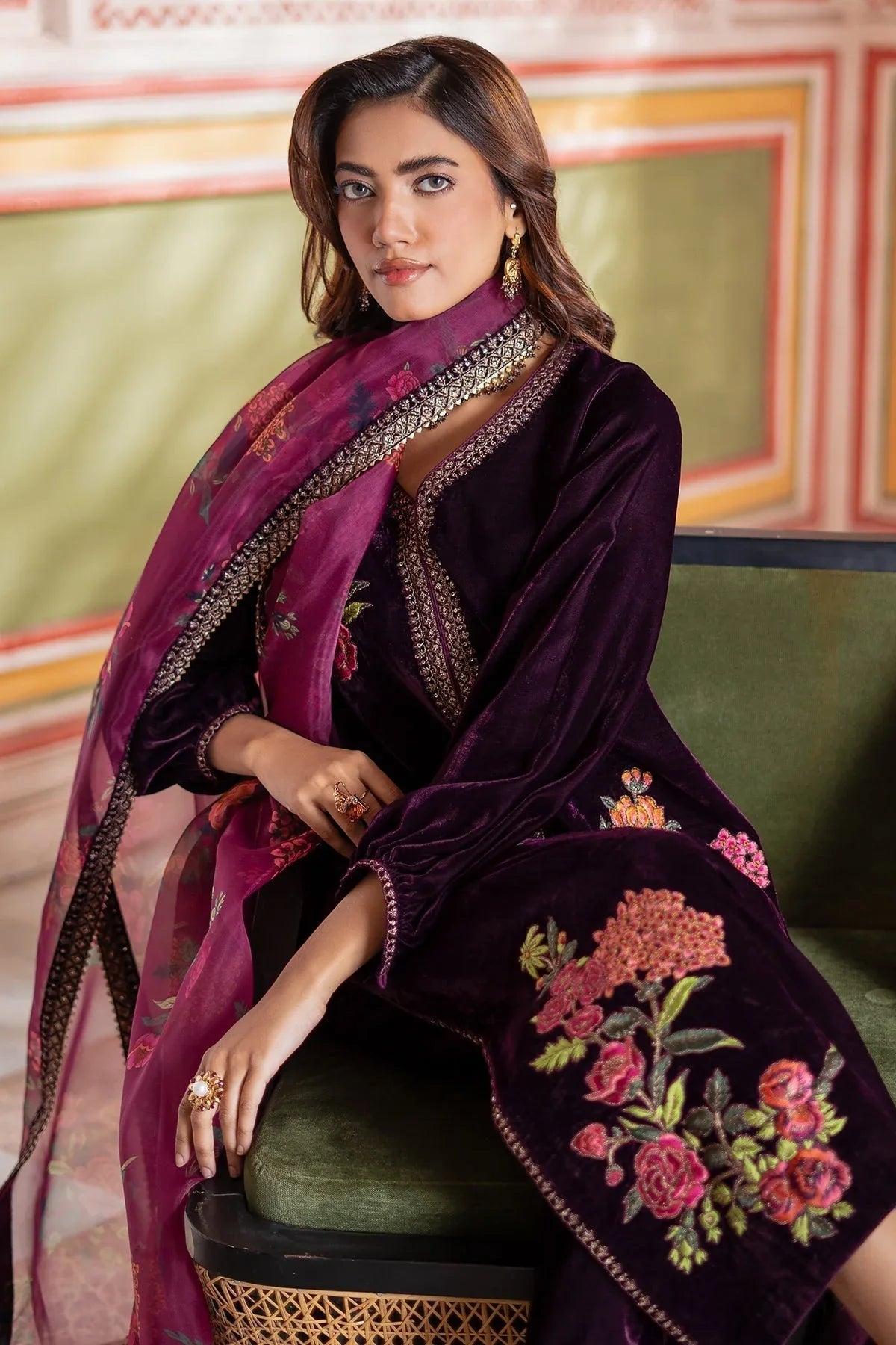 Charizma | Signora Velvet | CVT4-19 - Aqsa Fabrics