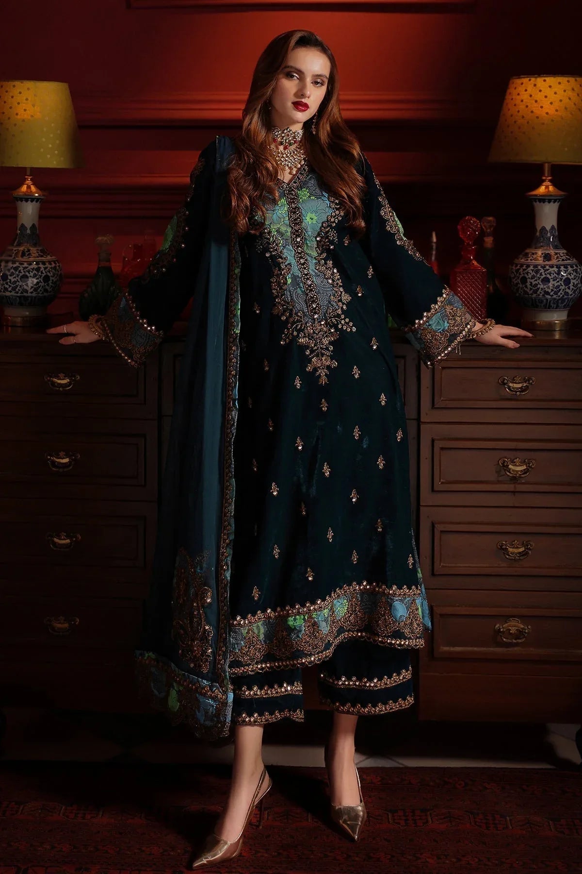 Charizma | Signora Velvet | Velvet CVT4-07 - Aqsa Fabrics