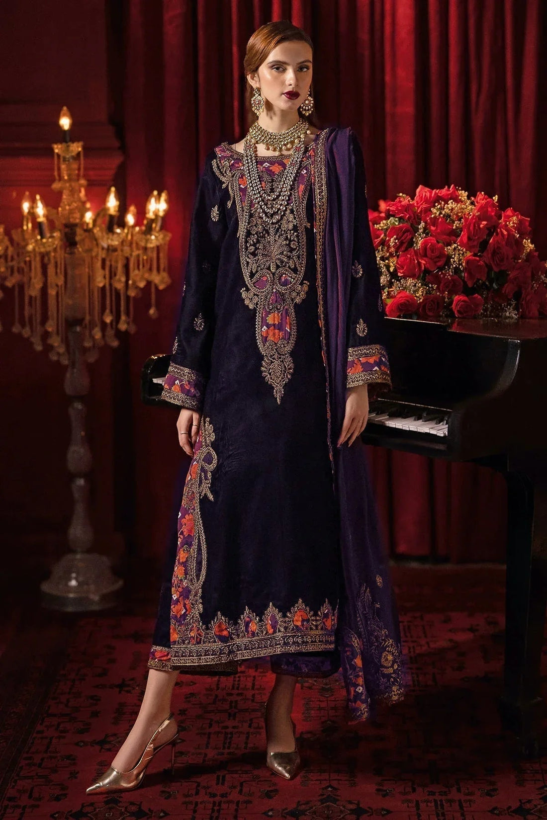 Charizma | Signora Velvet | Velvet CVT4-08 - Aqsa Fabrics