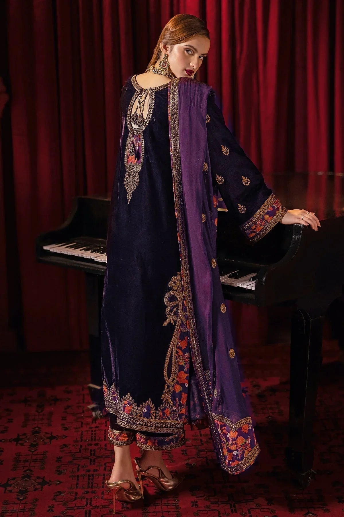 Charizma | Signora Velvet | Velvet CVT4-08 - Aqsa Fabrics