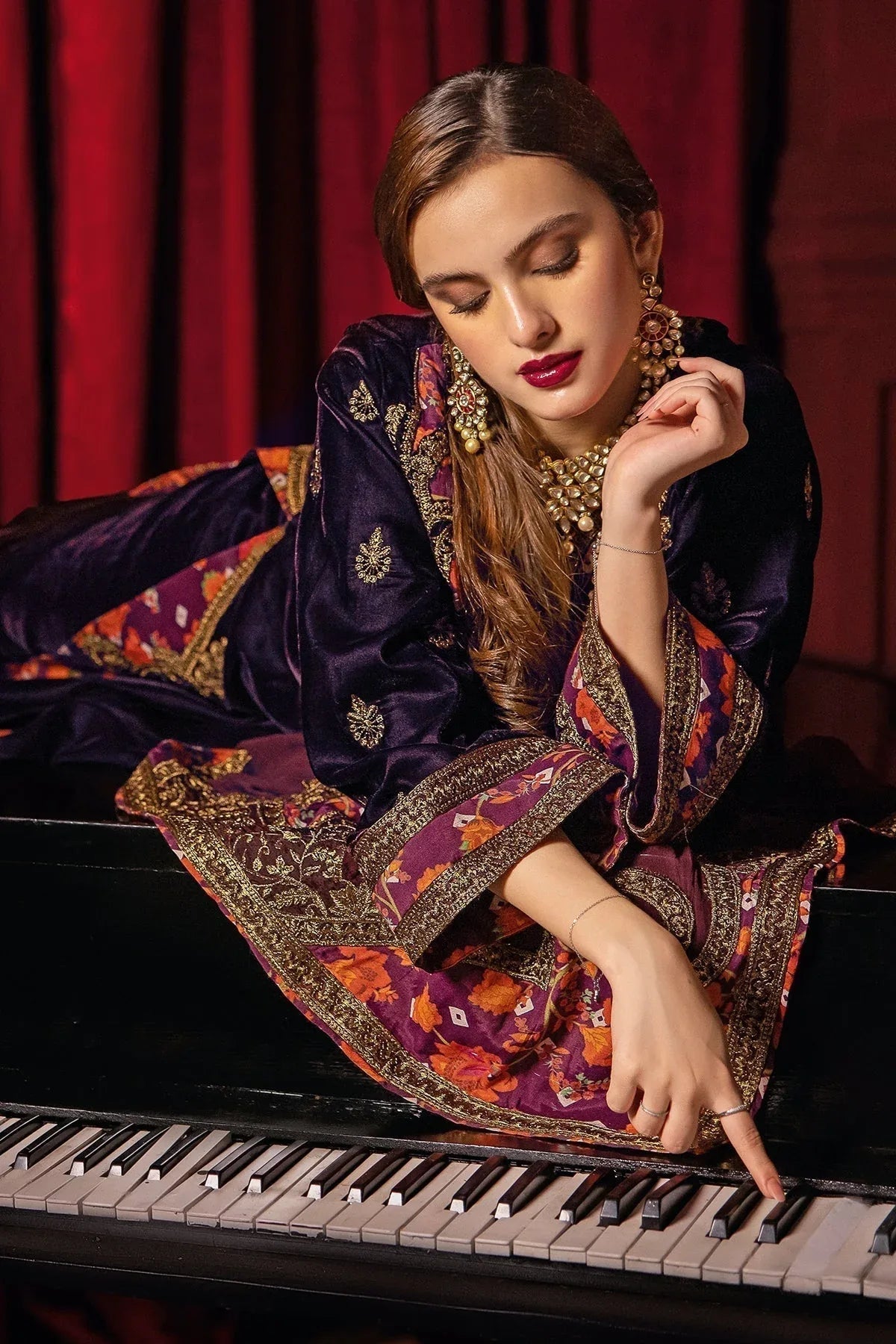 Charizma | Signora Velvet | Velvet CVT4-08 - Aqsa Fabrics