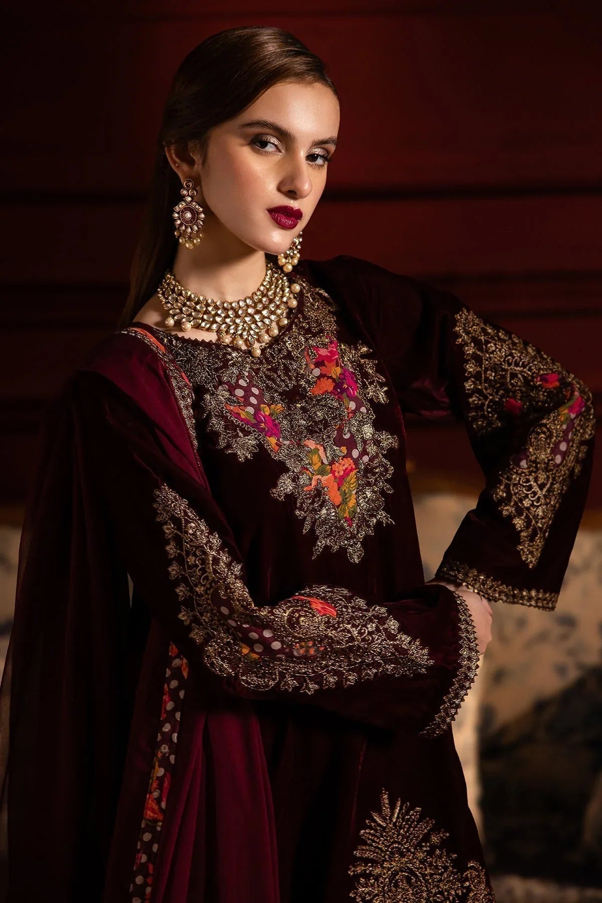 Charizma | Signora Velvet | Velvet CVT4-06 - Aqsa Fabrics