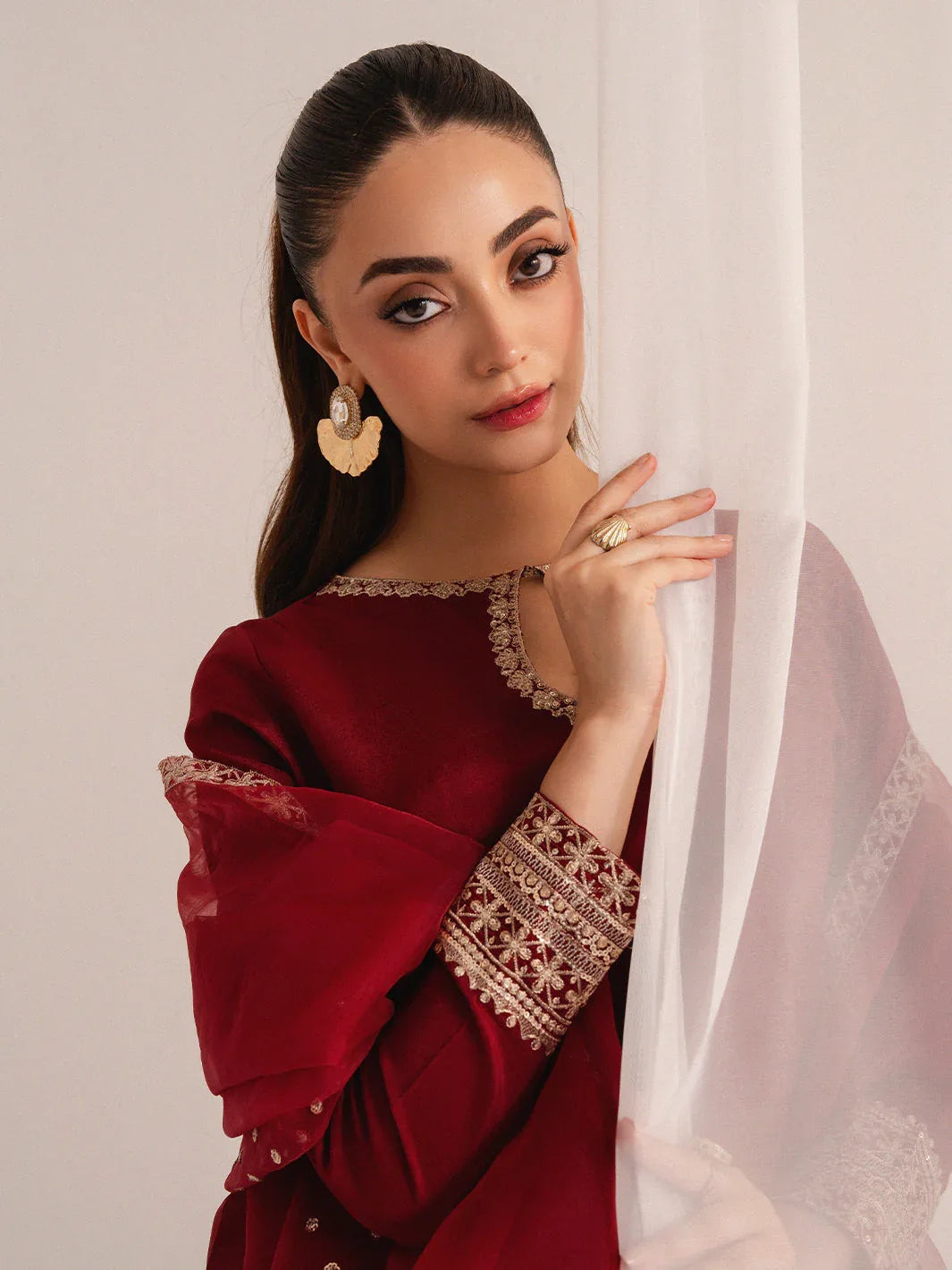 Izel | The Silk Chapter | Cherie - Aqsa Fabrics