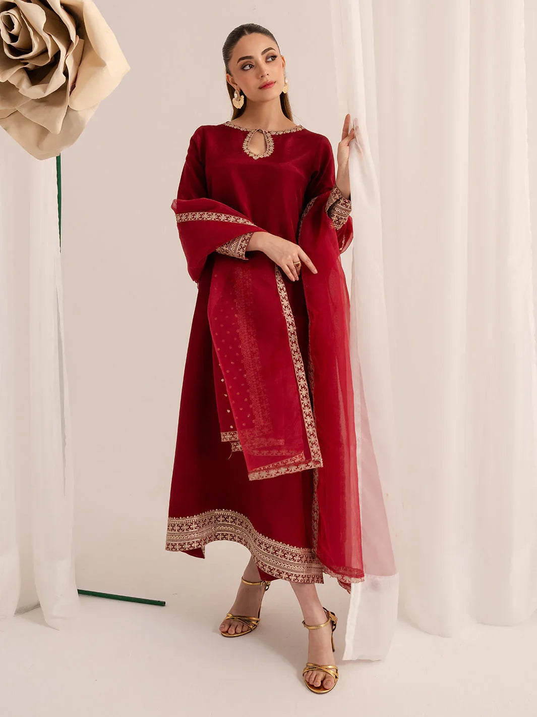 Izel | The Silk Chapter | Cherie - Aqsa Fabrics