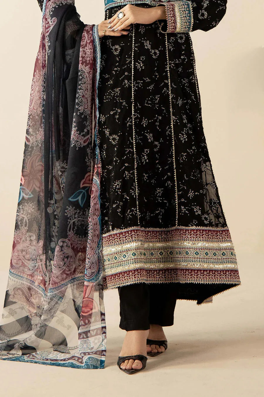 Adans Libas | The Last Affair | FROCK 1596 - Aqsa Fabrics