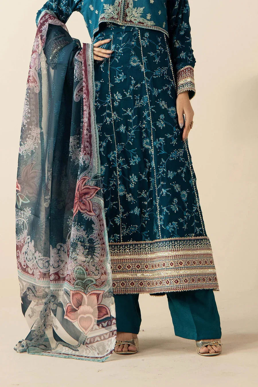 Adans Libas | The Last Affair | FROCK 1598 - Aqsa Fabrics