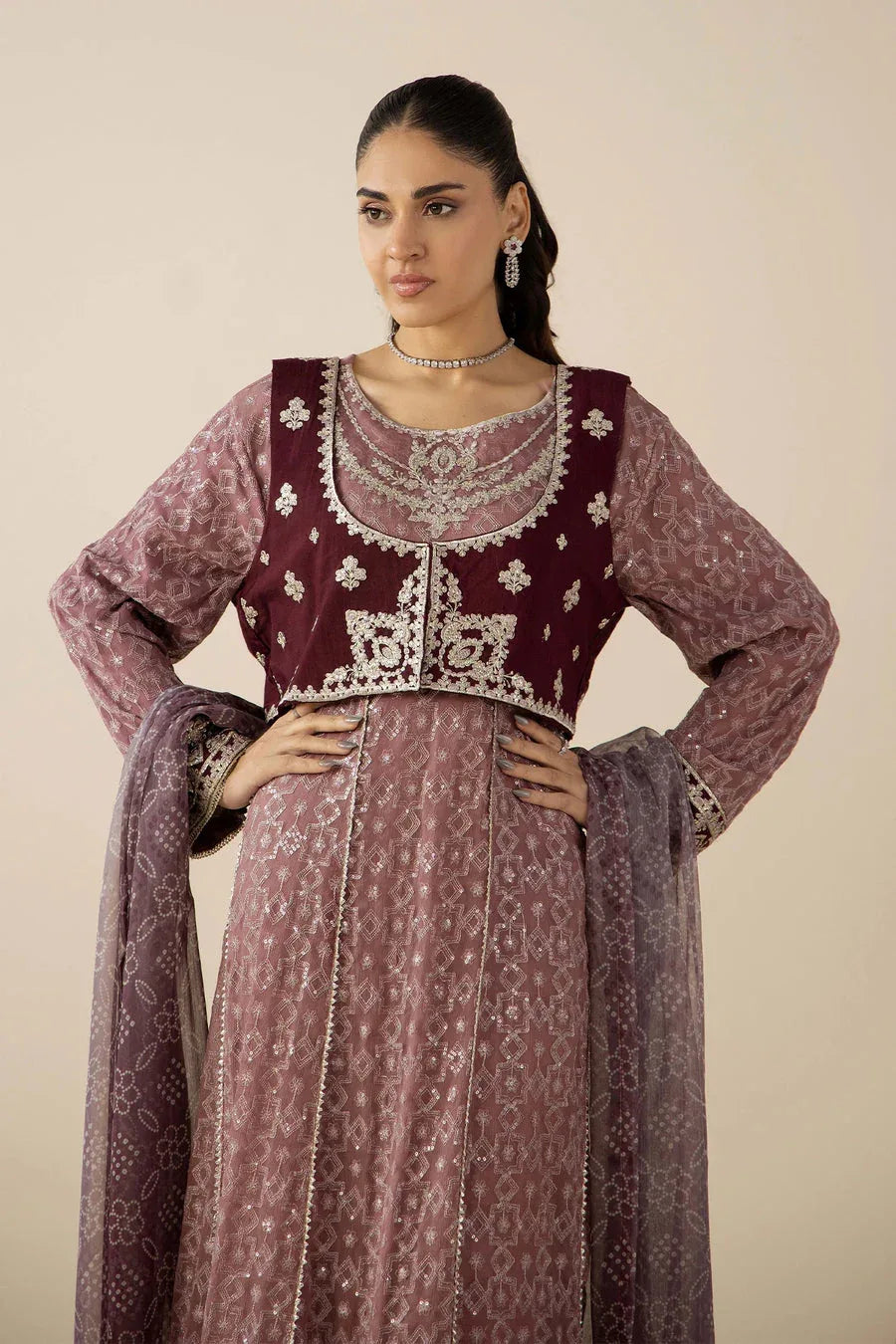 Adans Libas | The Last Affair | FROCK 1589 - Aqsa Fabrics