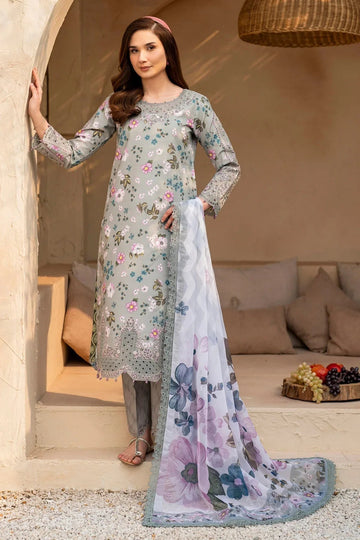 Alizeh | Levana Lawn | Cinder - Aqsa Fabrics