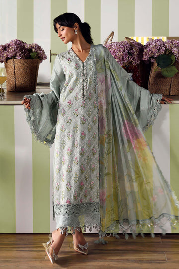 Maria B 3 Piece Stitched Embroidered Lawn Suit