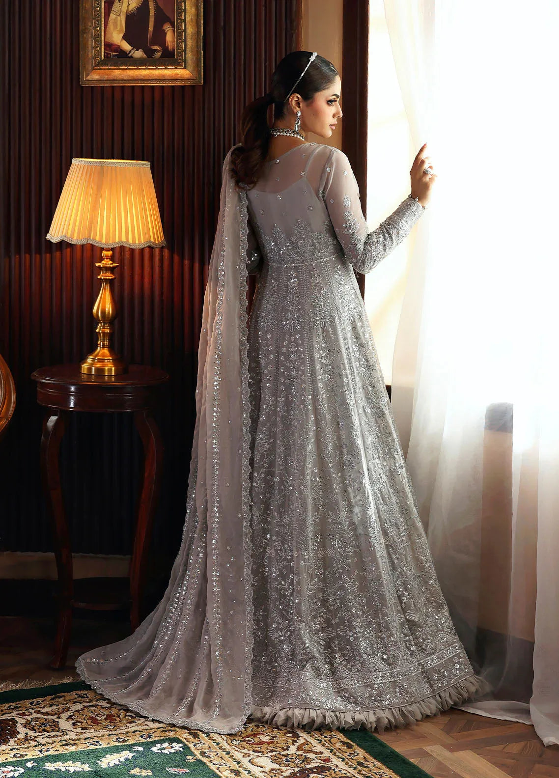 Gulaal | I Evayna Embroidered Chiffon | Sheyza - Aqsa Fabrics