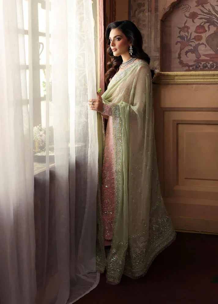 Gulaal | I Evayna Embroidered Chiffon | Layana - Aqsa Fabrics