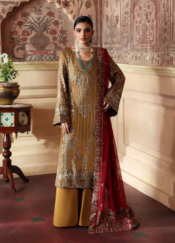 Gulaal | I Evayna Embroidered Chiffon | Dinara - Aqsa Fabrics