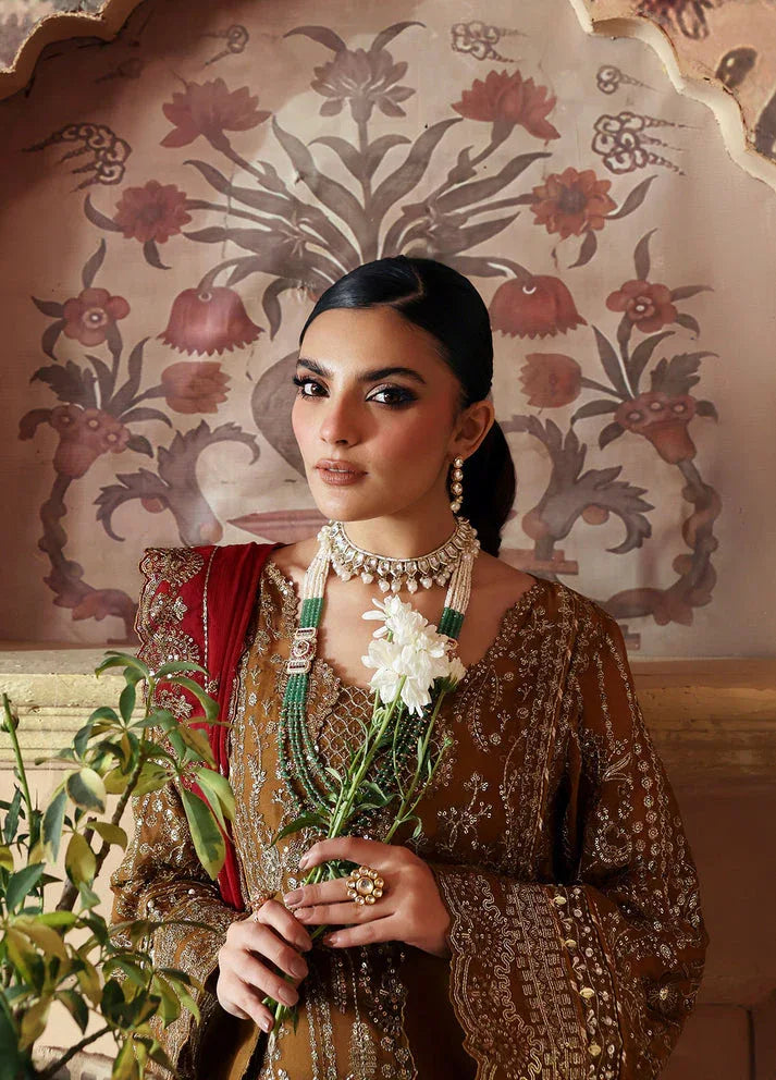 Gulaal | I Evayna Embroidered Chiffon | Dinara - Aqsa Fabrics