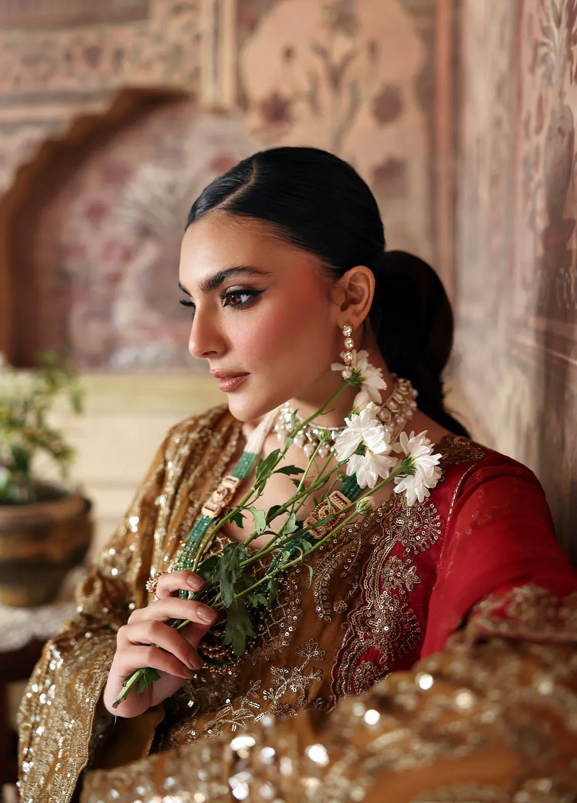 Gulaal | I Evayna Embroidered Chiffon | Dinara - Aqsa Fabrics