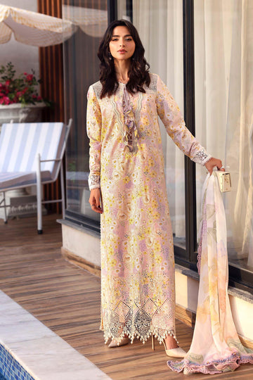 Maria B 3 Piece Stitched Embroidered Lawn Suit