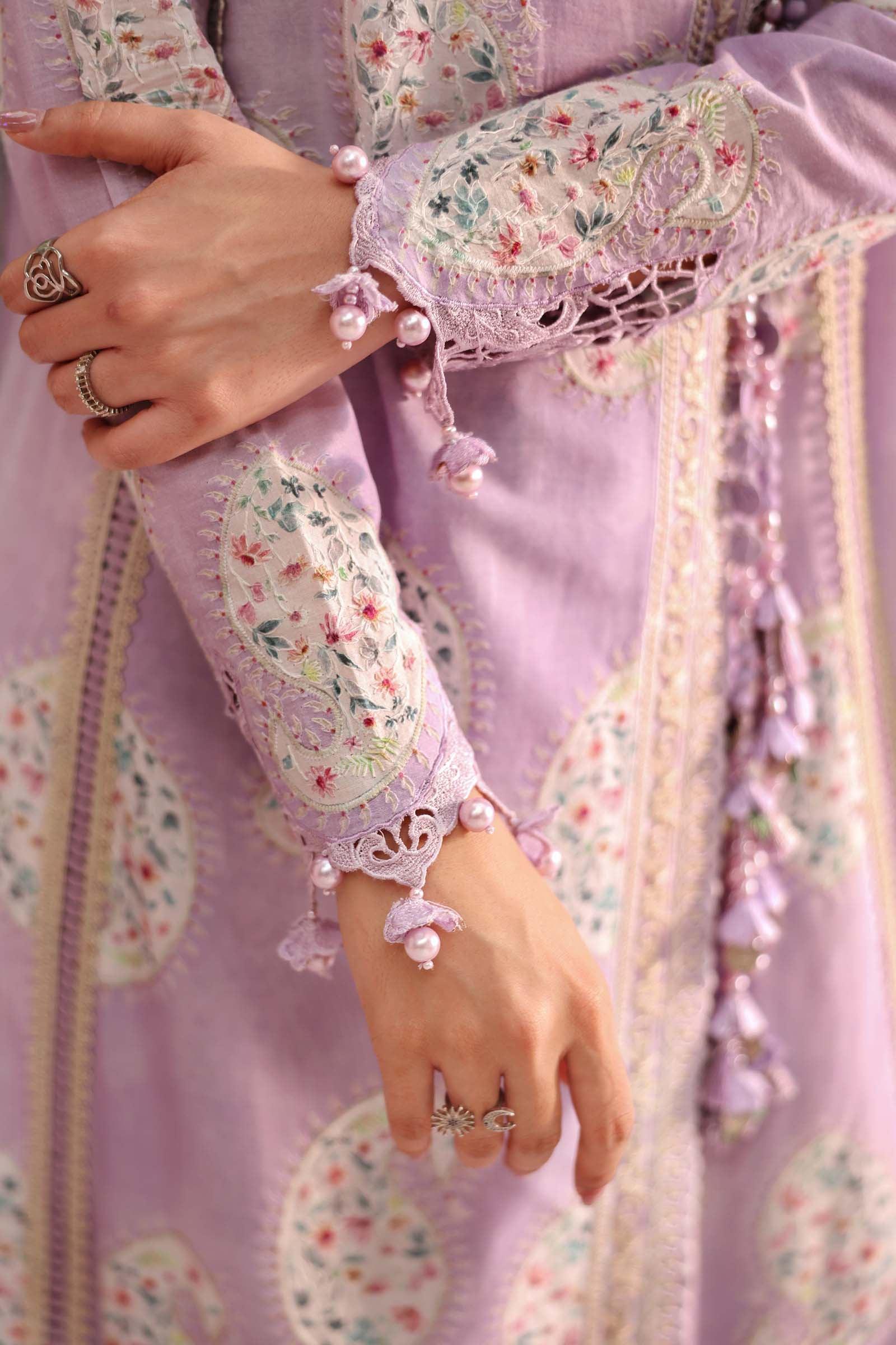 Maria B 3 Piece Stitched Embroidered Lawn Suit