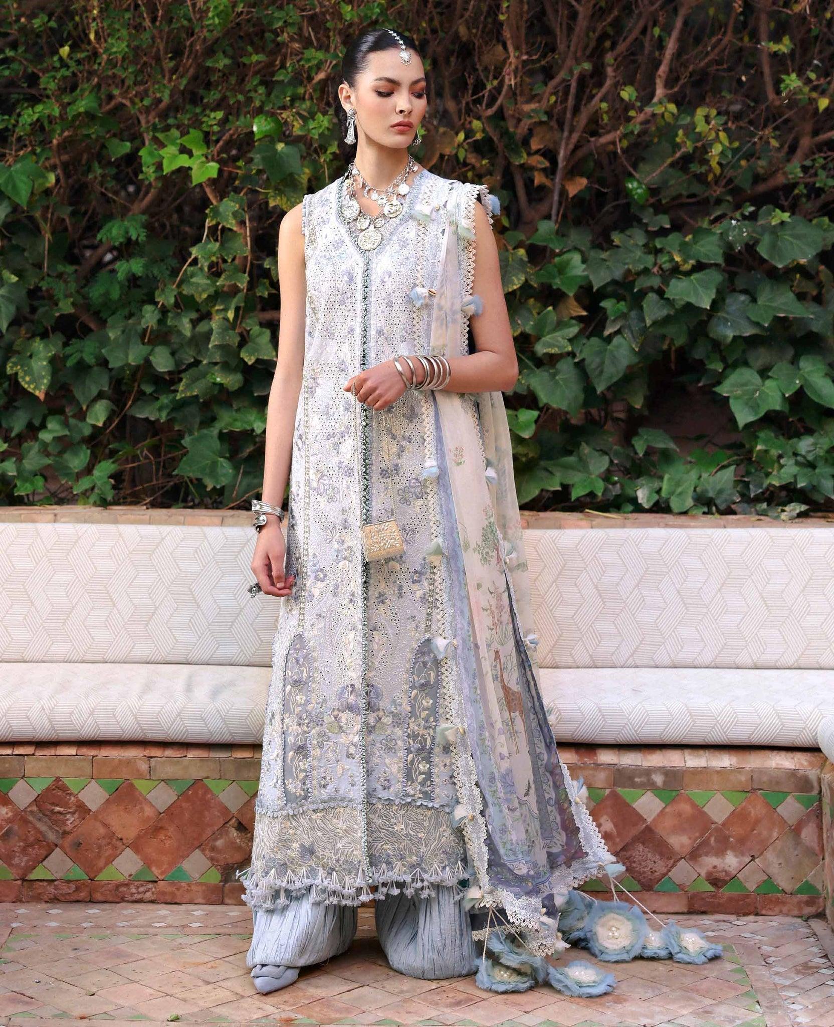 Republic Womenswear | Reine Luxury Lawn 26 | Iris