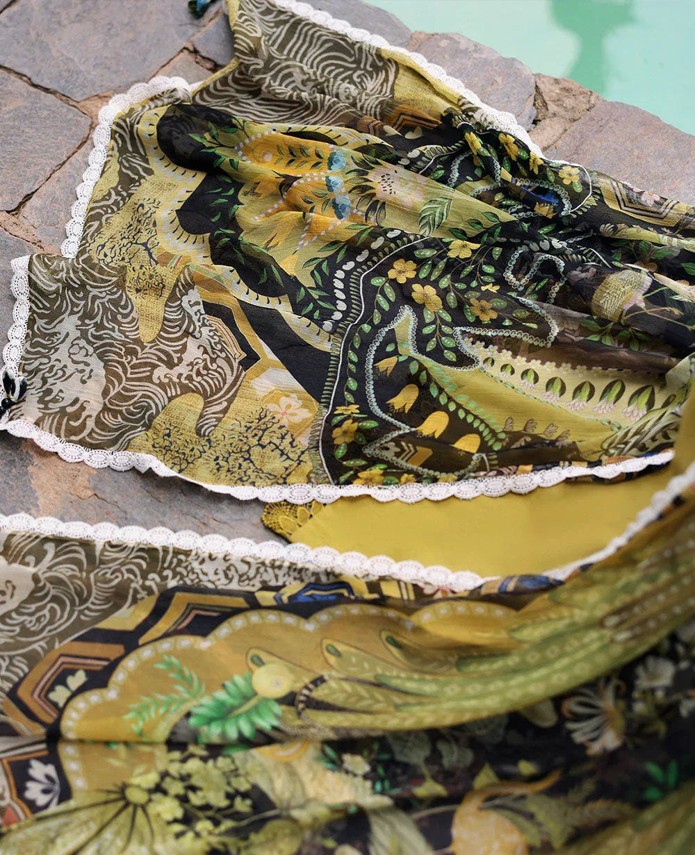 Republic Womenswear | Talia Luxury Lawn 25 | D1-A - Numa - Aqsa Fabrics