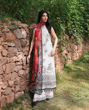 Republic Womenswear | Talia Luxury Lawn 25 | D1-B - Lunara - Aqsa Fabrics