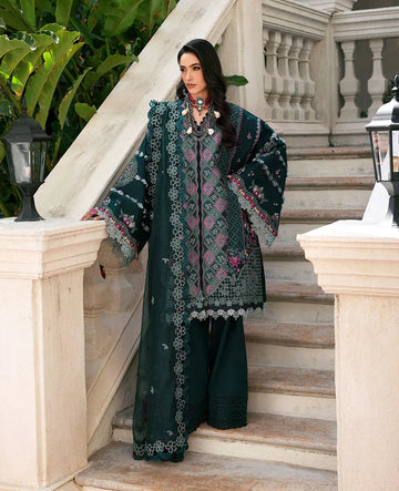 Republic Womenswear | Kalani Eid Luxury Lawn 25 | D1-B - Zehra - Aqsa Fabrics
