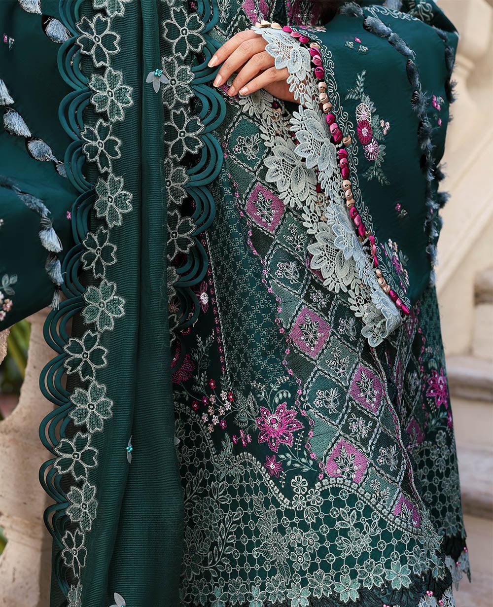 Republic Womenswear | Kalani Eid Luxury Lawn 25 | D1-B - Zehra - Aqsa Fabrics