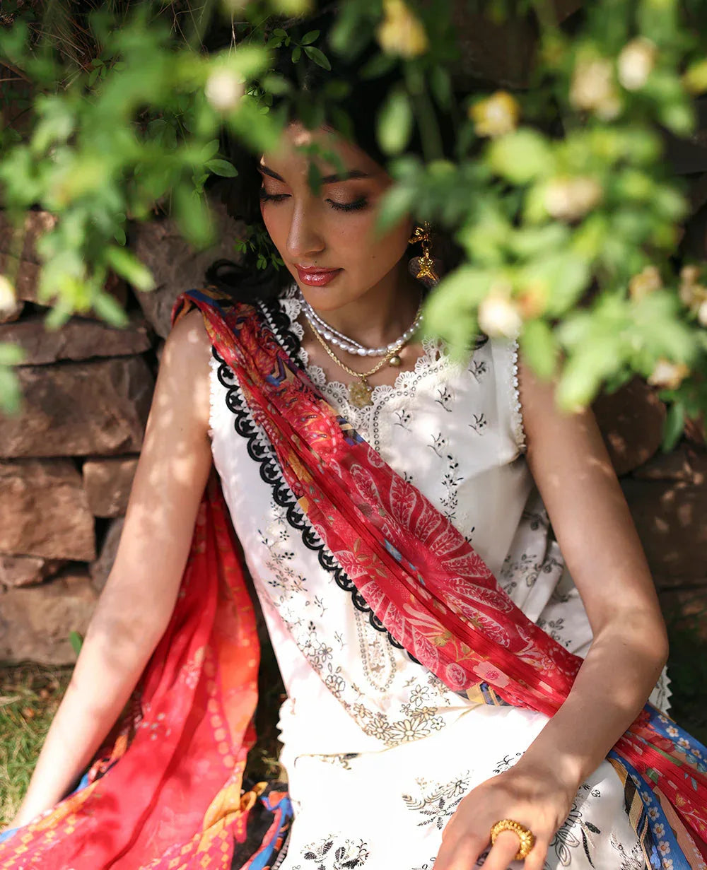 Republic Womenswear | Talia Luxury Lawn 25 | D1-B - Lunara - Aqsa Fabrics