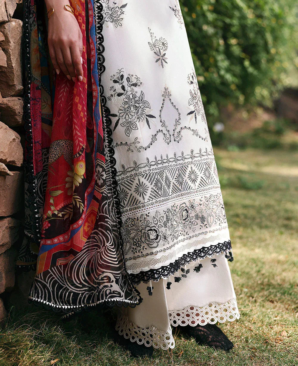 Republic Womenswear | Talia Luxury Lawn 25 | D1-B - Lunara - Aqsa Fabrics