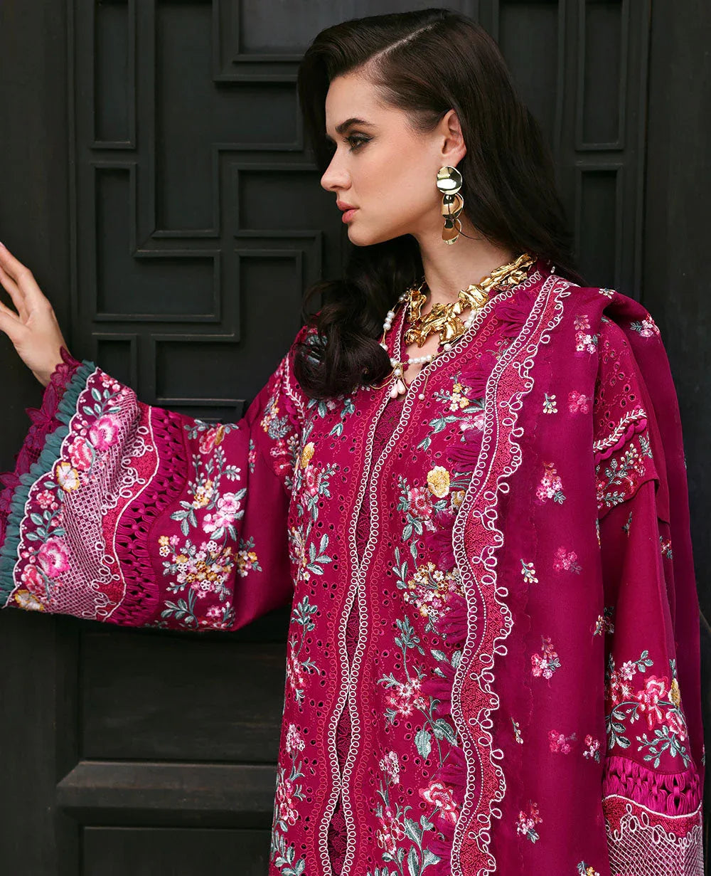 Republic Womenswear | Kalani Eid Luxury Lawn 25 | D2-A - Ayla - Aqsa Fabrics