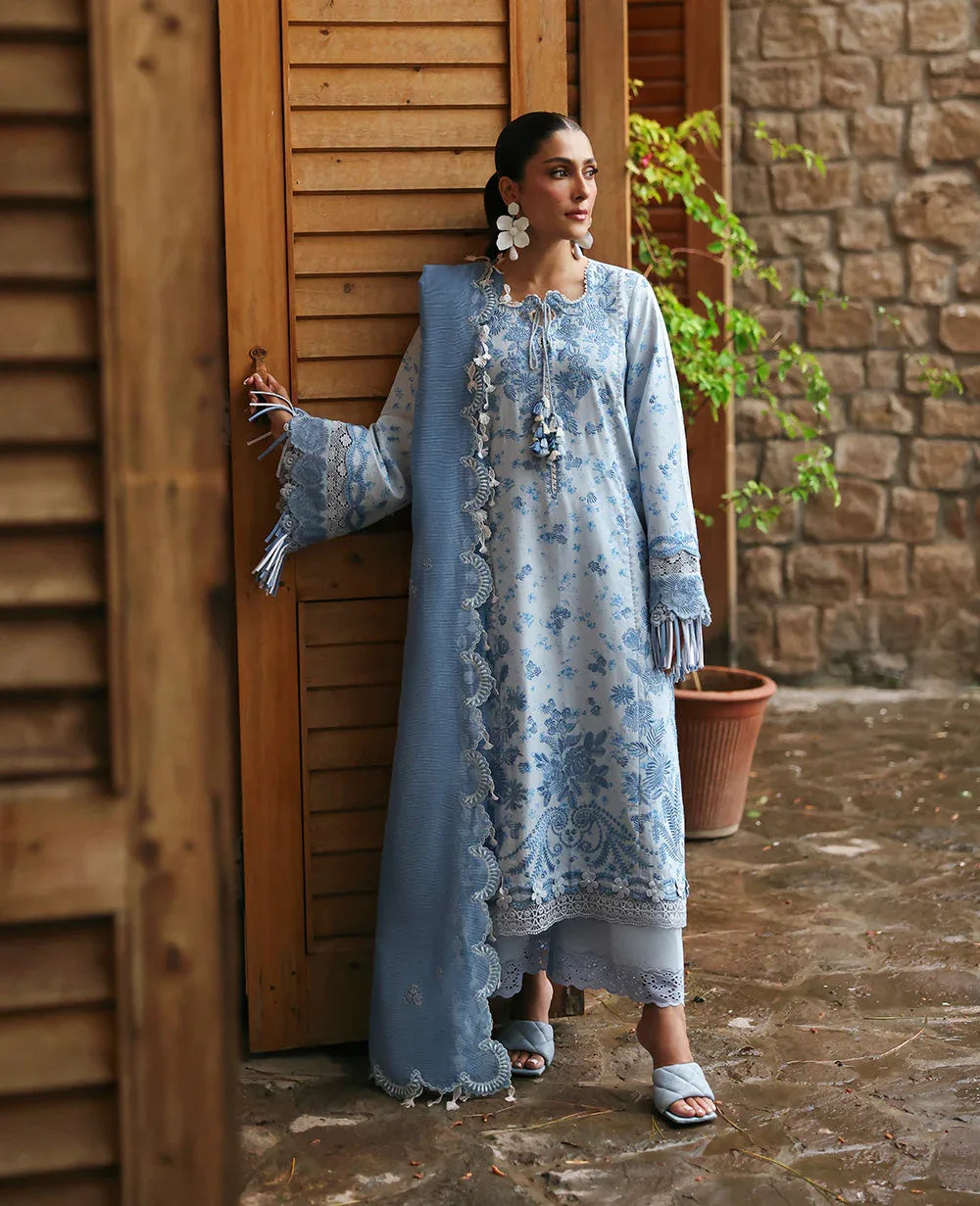 Republic Womenswear | Talia Luxury Lawn 25 | D2-B - Mireya - Aqsa Fabrics
