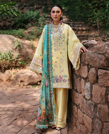 Republic Womenswear | Talia Luxury Lawn 25 | D3-A - Lina - Aqsa Fabrics
