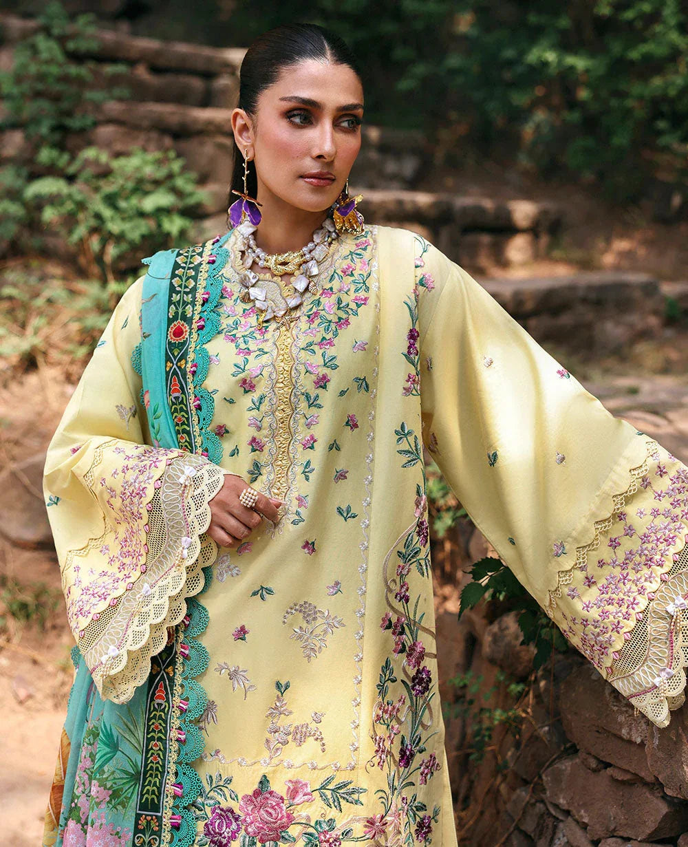 Republic Womenswear | Talia Luxury Lawn 25 | D3-A - Lina - Aqsa Fabrics