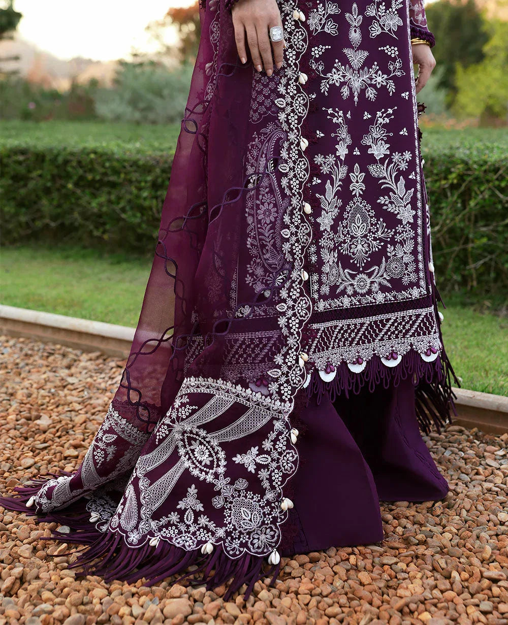 Republic Womenswear | Kalani Eid Luxury Lawn 25 | D3-A - Elara - Aqsa Fabrics