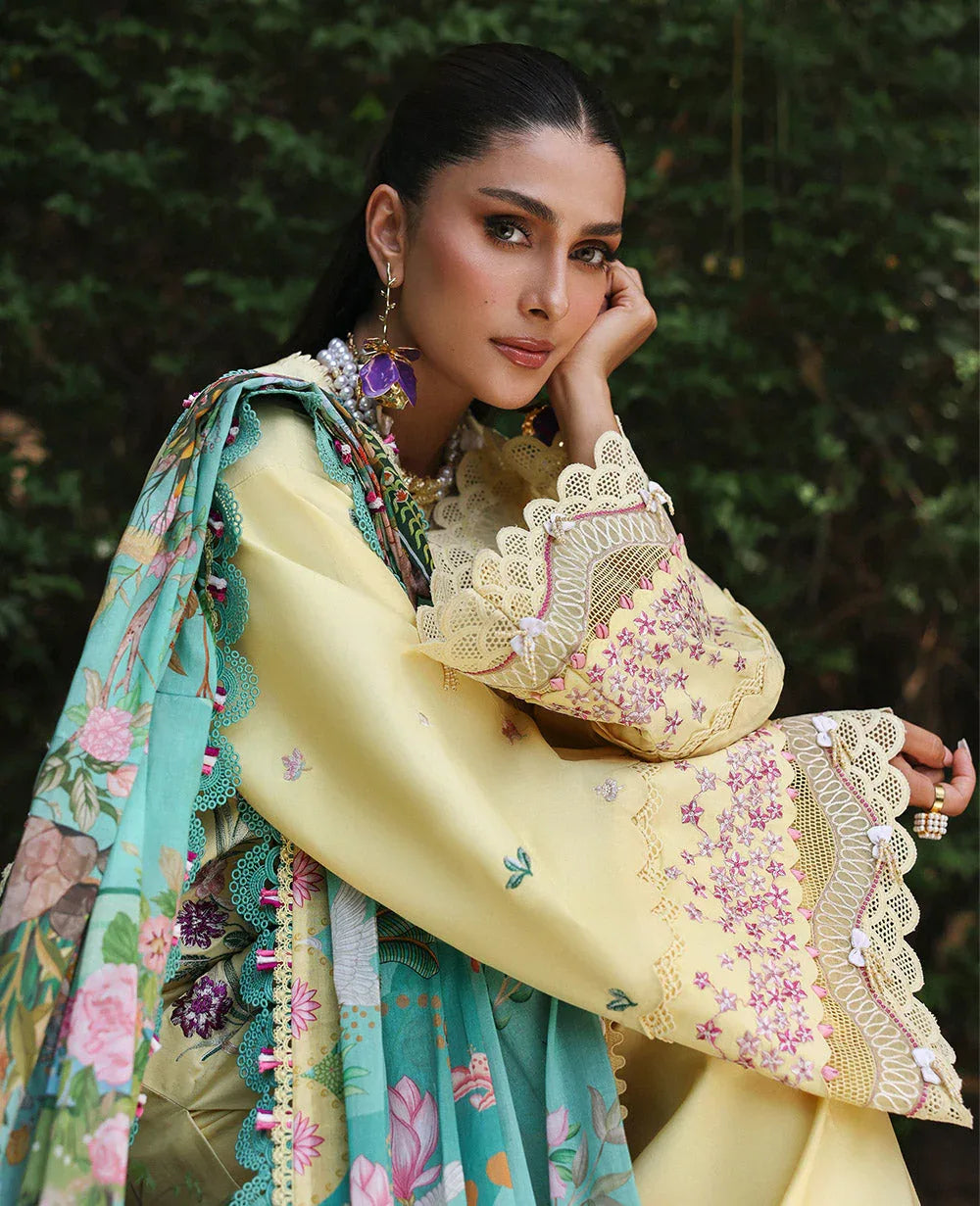 Republic Womenswear | Talia Luxury Lawn 25 | D3-A - Lina - Aqsa Fabrics