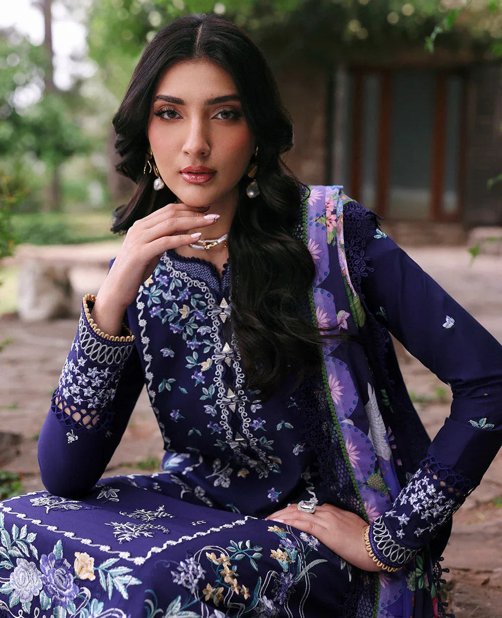 Republic Womenswear | Talia Luxury Lawn 25 | D3-B - Saia - Aqsa Fabrics