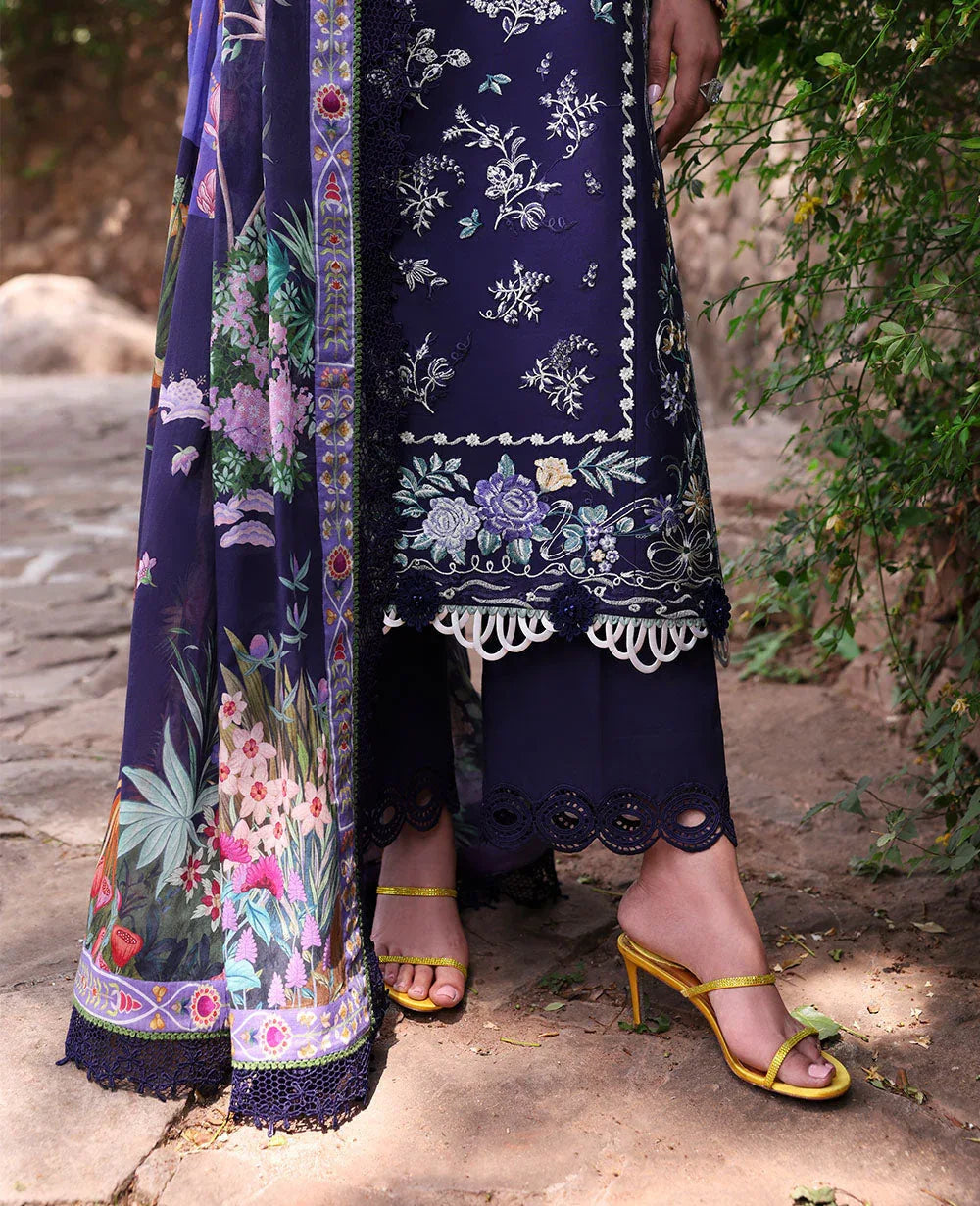 Republic Womenswear | Talia Luxury Lawn 25 | D3-B - Saia - Aqsa Fabrics