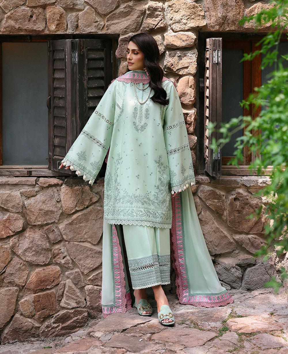 Republic Womenswear | Talia Luxury Lawn 25 | D4-A - Zayli - Aqsa Fabrics