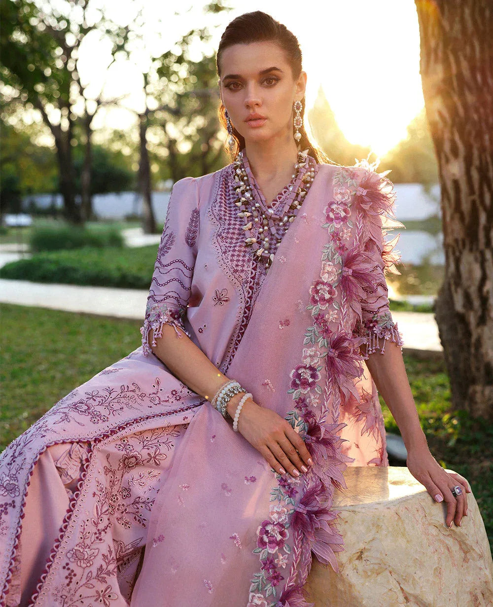 Republic Womenswear | Kalani Eid Luxury Lawn 25 | D4-B - Gulbahar - Aqsa Fabrics