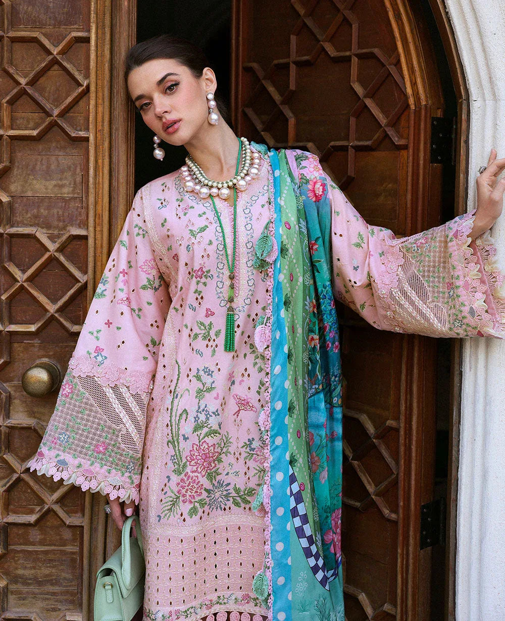 Republic Womenswear | Kalani Eid Luxury Lawn 25 | D5-A - Meher - Aqsa Fabrics